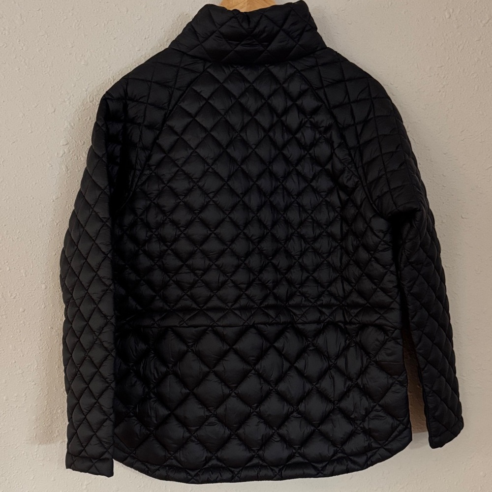 Athleta Black Quilted Jacket - Picture 2 of 5